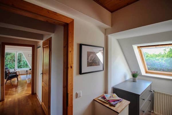 Große Giebelwohnung - Blick in das Wohnzimmer